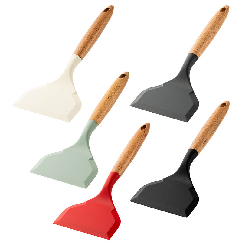 Okonomiyaki Spatula - 1Pc Silicone Pancakes Spatula Wide Pancakes