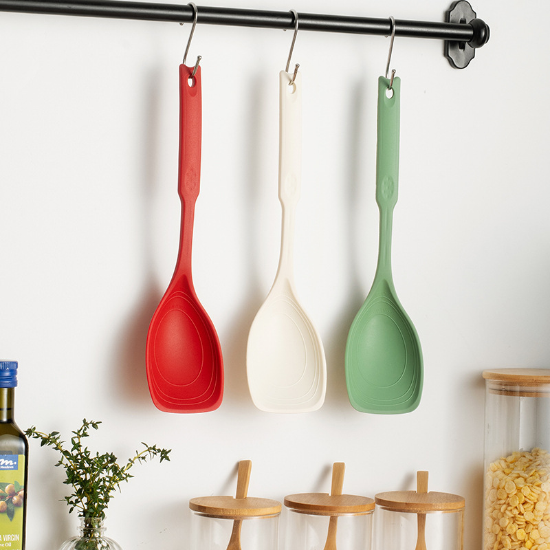 Okonomiyaki Spatula - Two-in-one Silicone Spatula and Spoon High-temperature