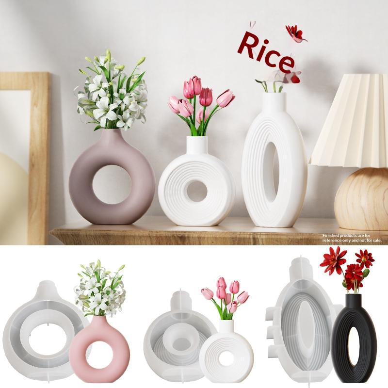 New Nordic Donut Shape Vase Si - огляд і ціна Donut Mold Silicone