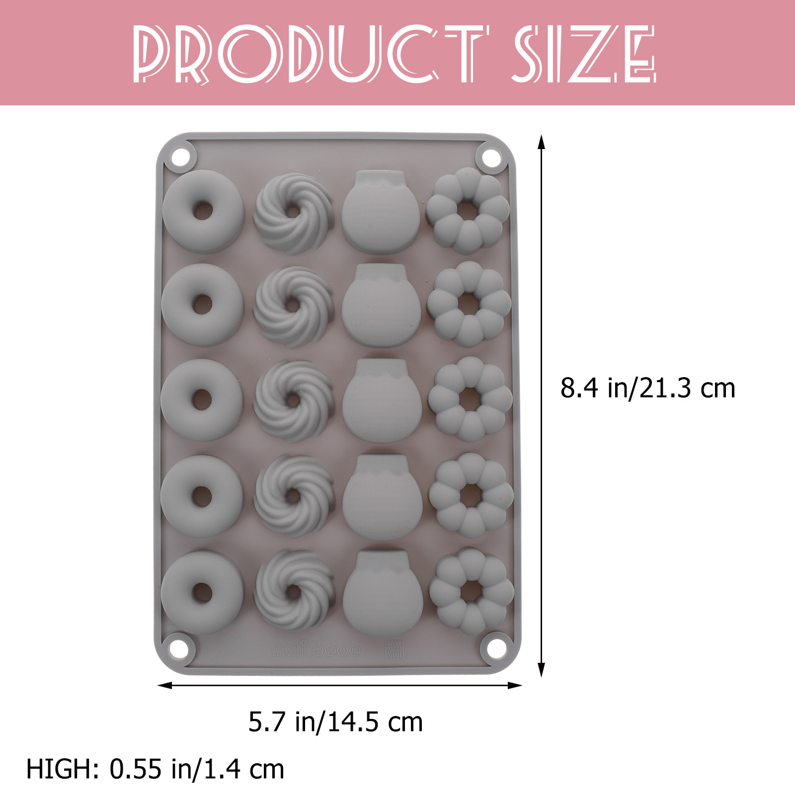 Mini Silicone Donut Mold Premi - огляд і ціна Donut Mold Silicone