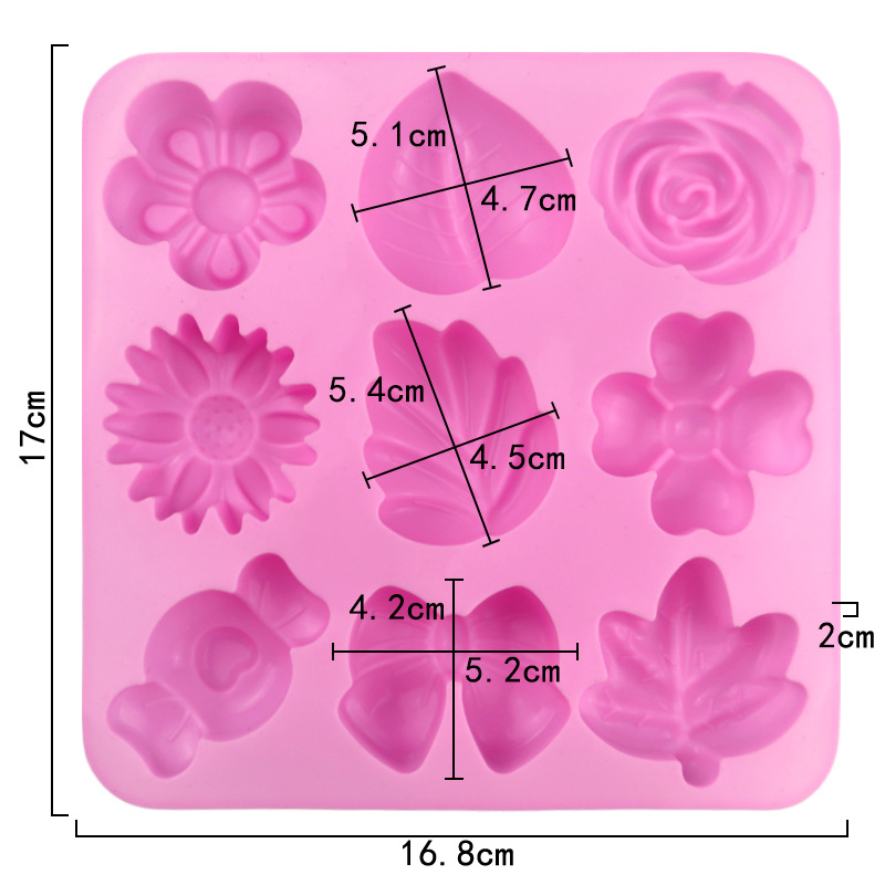 Rose Silicone Mold Flower Leav - огляд і ціна Bunny Cake Mold