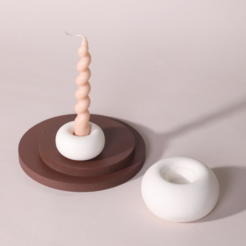Circular Donut Candle Holder S - огляд і ціна Donut Mold Silicone
